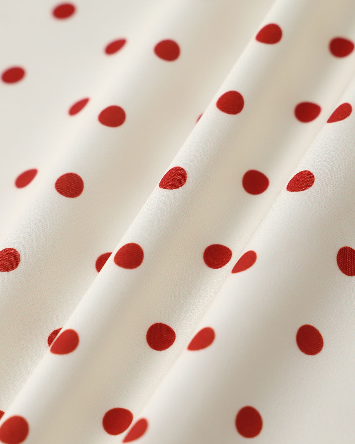 Beige Polka Dot Plus Size Midi Dress